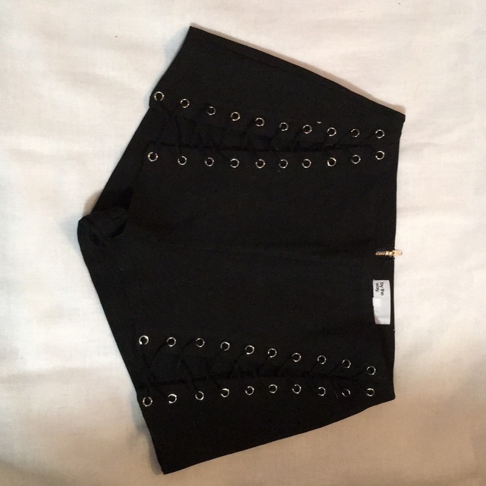 By the way black shorts.